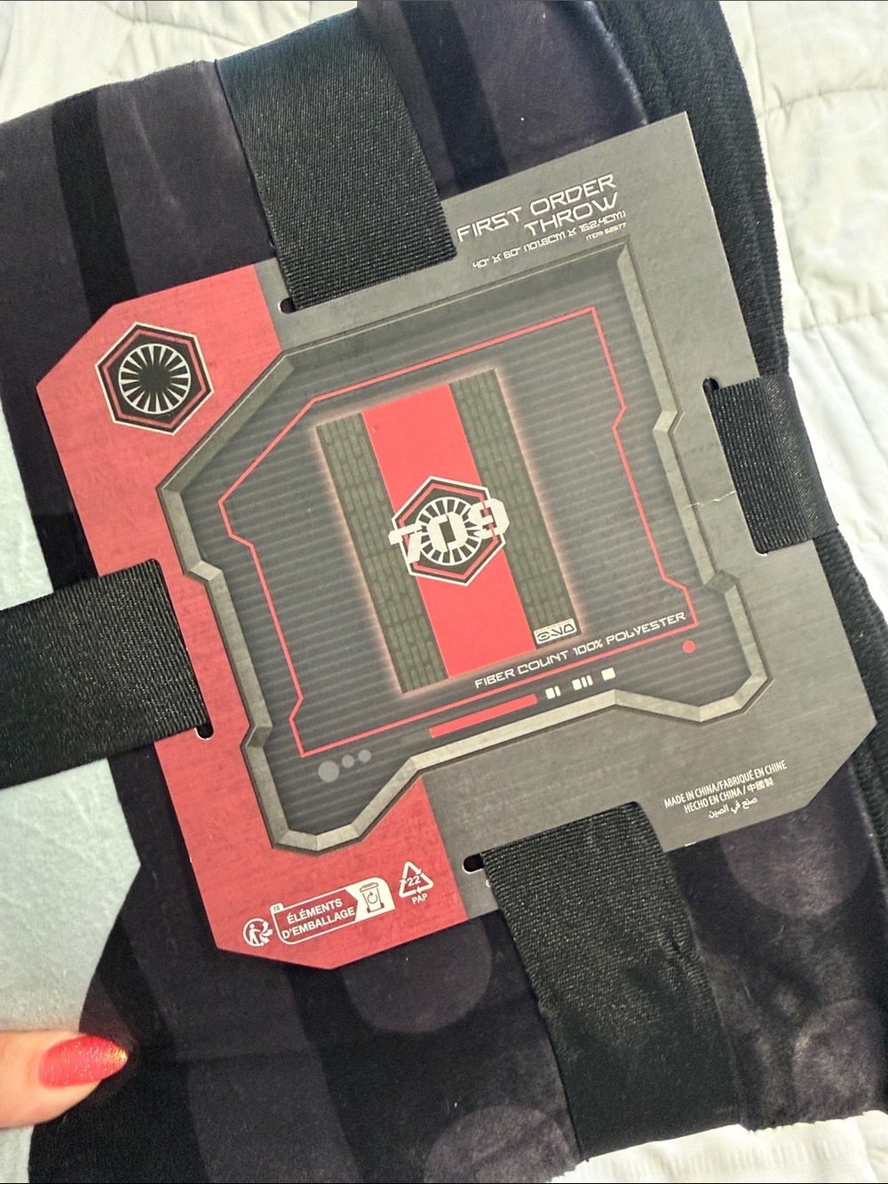Star Wars First Order Throw - Picture 3 of 3